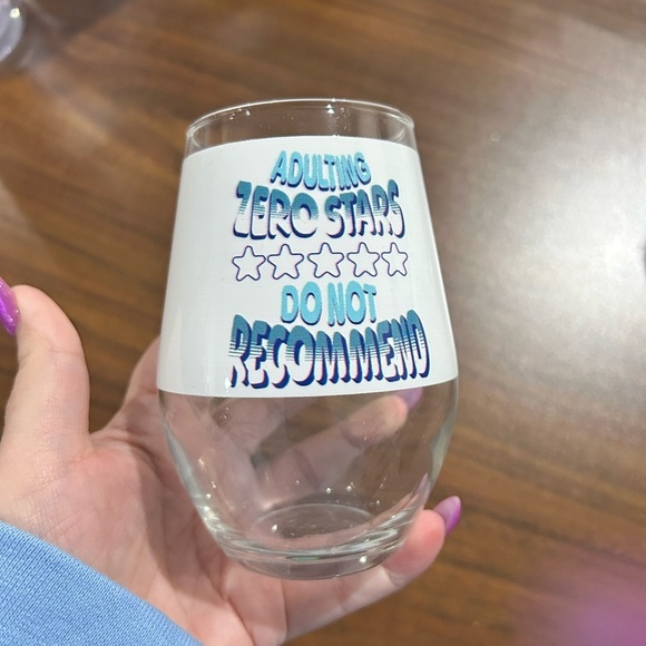 Funny Stemless Wine Glass - Picture 3 of 3